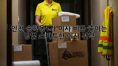 인천 송학동1가 이사 비용 줄이는 방법: 스마트한 이사 전략